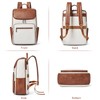 tiamyi leather travel backpack for men and women, flap top