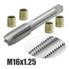 VIKKSAER Spark Plug Thread Repair Tool, M16 x1.25 Thread Tap
