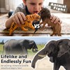 HERSITY Soft Zoo Animals 7" Large Safari Figurines Toys for