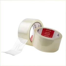 Palucart 6 Rollen Klebeband Packband 48X66 für Verpackung leise abrollend low noise Transparent