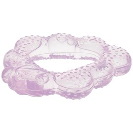 green sprouts Fruit Cooling Teether | Soothes gums & promotes healthy oral development | Safer plastic filled with sterilized water, Chill for extra relief, Textured surface to massage gums