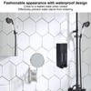 Manual Soap Pump Refillable Wall Mount Press Shampoo Soap Dispenser