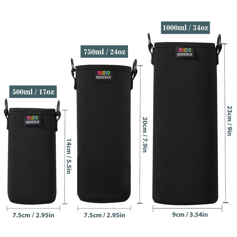 Nuovoware Water Bottle Carrier Bag, Premium Neoprene Portable Insulated Water