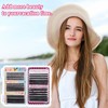 MOTIBACK 546 Stück 30-40-50-60-80D Curl Lash Extension Set 10-18mm Künstliche