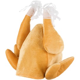 Christmas Turkey Hat Novelty Christmas Hat - Turkey Christmas Hat - Secret Santa Hat Novelty Christmas Gifts Chicken Hat Adult - Turkey Hats for Turkey Costume Funny Christmas Party Hats for Adults