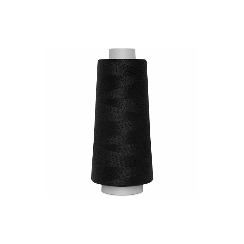Gütermann Toldi-Lock 100% Colour 1000-Black, 2,500 m Sewing Thread, Polyester,