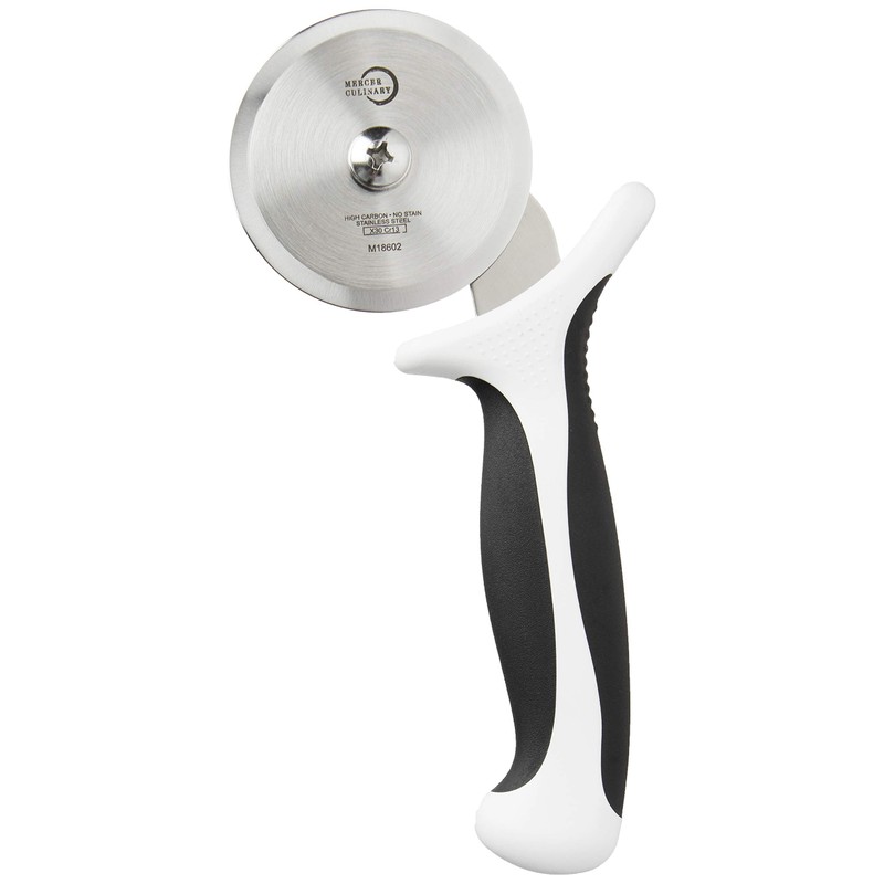 Mercer Culinary Millennia Pizza Cutter with White Handle, 2-3/4 Inch