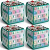 Saintrygo 4 Pcs Christmas Ornament Storage Box Christmas Storage Containers