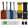 Travel Essentials Kit (9 Items): 1 Digital Luggage Scale, 4