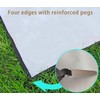 100 x 120 cm Fireproof Underlay Garden Fire Pit Grill