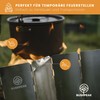 Bushpeak Wind Protection Gas Stove Foldable Camping Stove Wind Protection