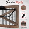 Autumn Alley Rustic Barn Door Paper Towel Holder - Country
