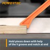 POWERTEC Magnetic Push Stick. Fits Table Saw, Router Table, Jointer.