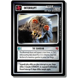 Decipher Star Trek CCG 1E BOG Blaze of Glory The Guardian GU42