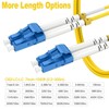 LC to LC Single Mode Fiber Patch Cables, OS2 Patch