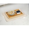 Bam & Boo (1-Pack) Natural Bamboo Rectangle Serving & Vanity