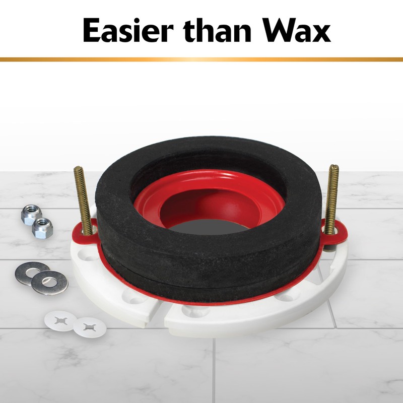 Korky 6000BP Universal Toilet WaxFree Seal with Hardware - Toilet