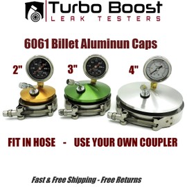 Turbo Boost Leak Testers 2" 3" 4" Universal - 30 PSI Boost Gauge Universal