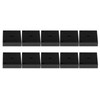 10pcs 40x11x40mm Black Heat Sink Radiator Aluminum Cooling Fin 3