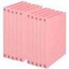 プラス フラットファイル 樹脂製とじ具 厚とじ300 A4 縦 ピンク 10冊 No.021NW 79-048×10