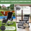 NAIZEA Zero Gravity Chair Reclining Lounge Chair w/Pad & Headrest