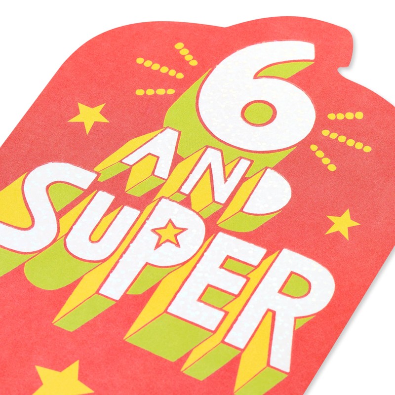 American Greetings 6th Birthday Card (Really Awesome)