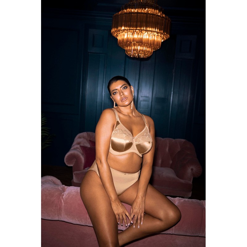 Elomi Women's Plus Size Cate Full Coverage Underwire Bra, Hazel,