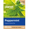 Planet Organic Peppermint Herbal Tea 25 Tea Bags