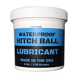 Trailer Hitch Ball Lubricant - 6 Oz - Waterproof Grease to Reduce Wear and Friction on Hitch Locks, King Pins, Hitch Mount Balls, etc. - Made in The USA (6)