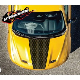 ANYStickerYouWant Honeycomb Blackout Hood Vinyl Decal Fits Dodge Hornet 2023