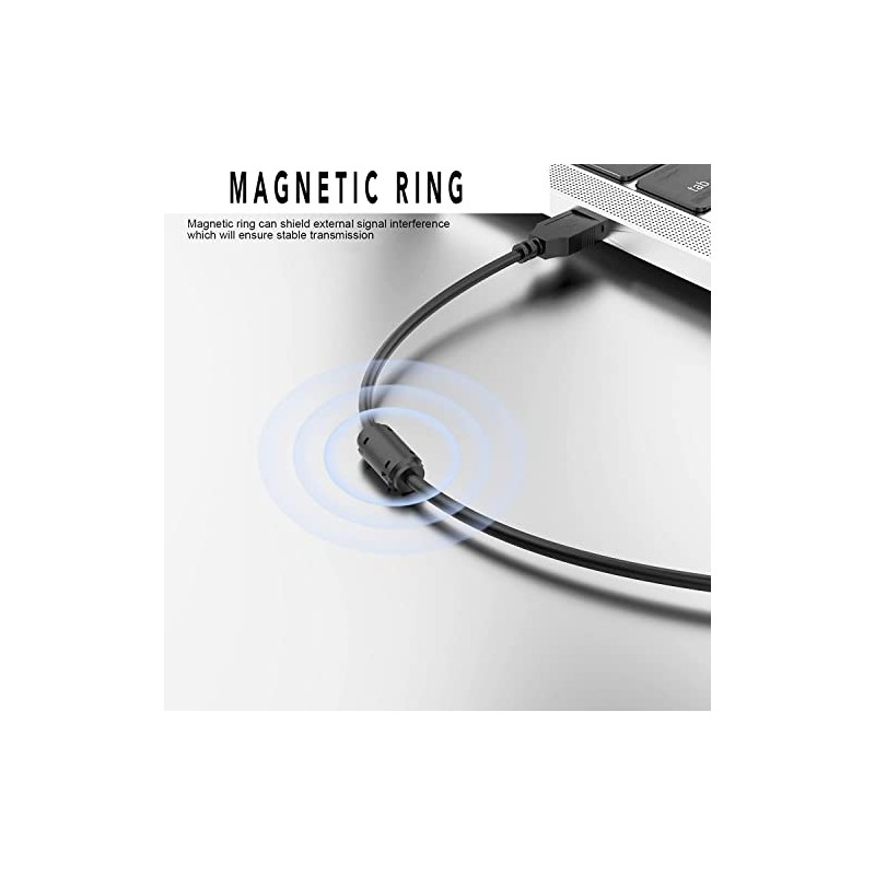 Silverline 6FT USB 2.0 Data Cable for Numark DJ Controllers: