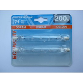 Twin Pack Osram Linear Halogen 200 W R7s – 118 mm
