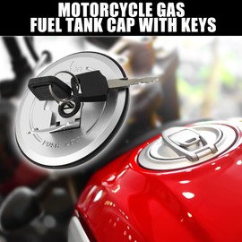 A ABSOPRO 1 Set Motorcycle Gas Tank Cover Fuel Cap with Keys for Honda