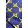Navy, gold & black Ankara