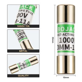BOJACK DMM-11A (DMM11) 1000V Multimeter Fuse Replace Acting Fuse(5pcs)