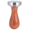 Stainless Steel Manual Coffee Powder Flat Tamper with Wood Handle