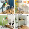 4NM 31.5" Small Desk with Storage Bag, Simple Assembly Folding