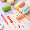 DanLingJewelry Hair Clips Wool Yarn Crochet Knitting Kits with Step-by-Step