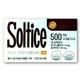 Salty Cholesterol H/L 500mg / 솔티스 콜레스테롤 H/L 500mg X 30캡슐 1박스 혈중 콜레스테롤 개선 간 건강