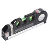 Multipurpose Laser Leveller Infrared Spirit Level Tape Measure Tool for