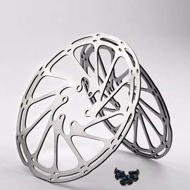 RXZIXYL 2pcs Bike Brake Rotor 160mm 180mm 203mm Bicycle Centerline Disc Brake Rotor Stainless Hydraulic Brakes Disc Rotors Mtb Part (180mm)