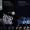 KOSUMOSU 3D LED Digital Wall Clock ,9.7", Large Display Table/