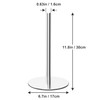 Silver Paper Towel Holder Countertop, Free-Standing Kitchen Roll Holder, Stainless