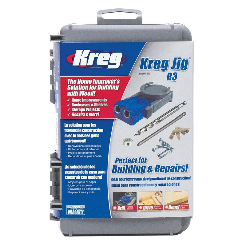 Kreg R3 Pocket Hole Jig System Hide Screw Head Wood