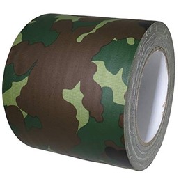 GGR Supplies T.R.U. CDT-80CAM Camouflage/Military Cloth Duct Tape with Synthetic Resin Adhesive. 25 Yards. (3 in.)