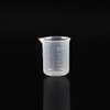 Scientific Cup Set Measuring Cylinder Lab Plastic Graduated Jug Bottles