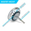MINISMUS Universal Height Adjustable Sink - Strainer Basket Drain Plug