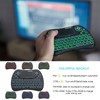 PONYBRO (Newest Version) Backlit Mini Wireless Keyboard with Touchpad Mouse