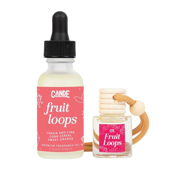 Car Freshener & Refill Bundle - Long Lasting Car Fragrance:_Fruit