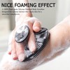 INNERNEED INNERNEED Food-Grade Soft Silicone Body Scrubber Shower Brush Handheld